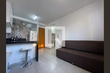 Sala de apartamento para alugar com 1 quarto, 66m² em Ouro Preto, Belo Horizonte