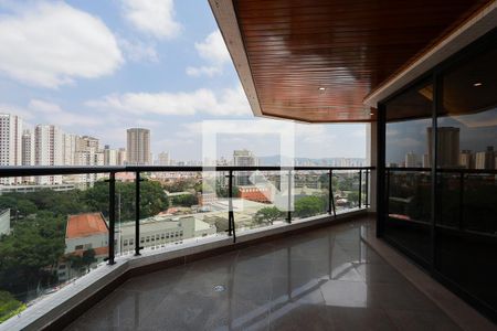 Varanda da sala de apartamento para alugar com 4 quartos, 232m² em Santana, São Paulo