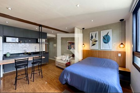 Sala/Quarto de apartamento para alugar com 1 quarto, 28m² em Centro, Rio de Janeiro