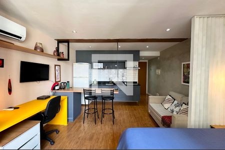 Sala/Quarto de apartamento para alugar com 1 quarto, 28m² em Centro, Rio de Janeiro