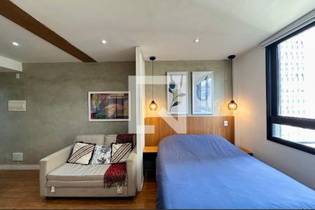 Sala/Quarto de apartamento para alugar com 1 quarto, 28m² em Centro, Rio de Janeiro