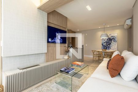 Sala de apartamento à venda com 2 quartos, 65m² em Jardim Caravelas, São Paulo