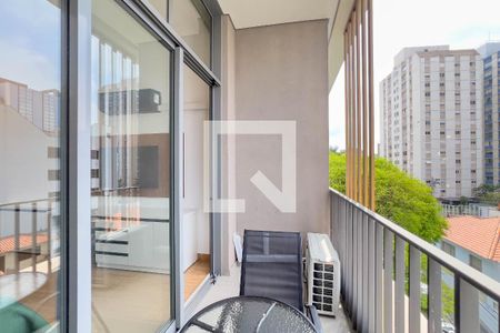Varanda de kitnet/studio para alugar com 1 quarto, 29m² em Vila Mariana, São Paulo