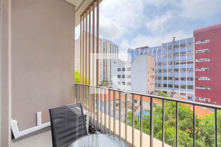 Varanda de kitnet/studio para alugar com 1 quarto, 29m² em Vila Mariana, São Paulo