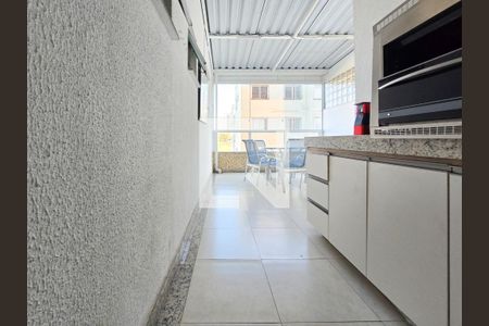 Cozinha de apartamento à venda com 3 quartos, 93m² em Castelo, Belo Horizonte