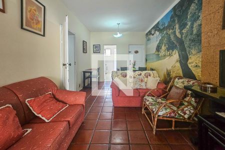 Sala de apartamento para alugar com 2 quartos, 86m² em Centro, Guarujá