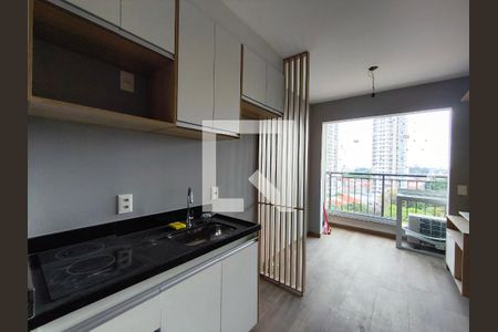 Cozinha de apartamento para alugar com 1 quarto, 27m² em Vila São José, São Paulo