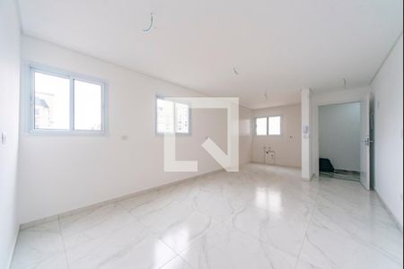 Sala de apartamento para alugar com 2 quartos, 60m² em Campestre, Santo André