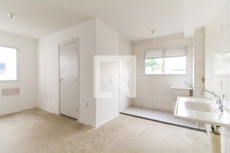 Sala/Cozinha de apartamento à venda com 1 quarto, 38m² em Cidade Nova São Miguel, São Paulo
