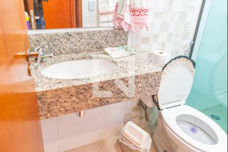 Banheiro de apartamento à venda com 2 quartos, 120m² em Vila Eldizia, Santo André