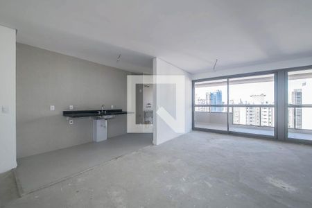 Sala de apartamento à venda com 2 quartos, 81m² em Brooklin, São Paulo
