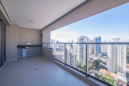 Varanda de apartamento à venda com 2 quartos, 81m² em Brooklin, São Paulo
