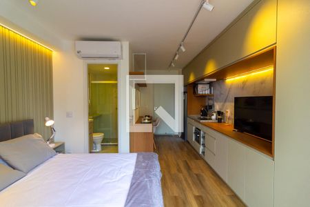 Studio de kitnet/studio para alugar com 1 quarto, 27m² em Jardim das Acacias, São Paulo