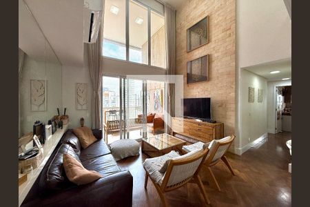 Sala de apartamento à venda com 3 quartos, 146m² em Vila Cordeiro, São Paulo