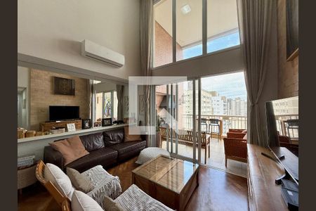 Sala de apartamento à venda com 3 quartos, 146m² em Vila Cordeiro, São Paulo