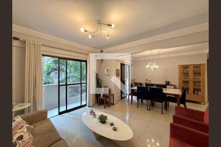 Sala  de apartamento para alugar com 3 quartos, 130m² em Cidade Monções, São Paulo