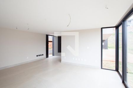 Sala de casa à venda com 4 quartos, 345m² em Garças, Belo Horizonte