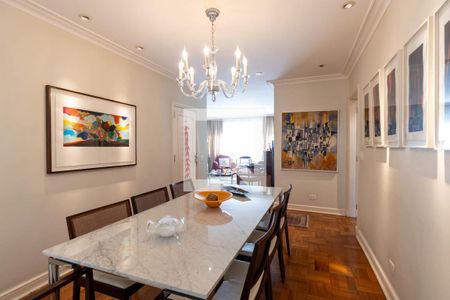 Sala de Jantar de apartamento à venda com 3 quartos, 156m² em Higienópolis, São Paulo