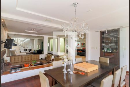 Sala de Jantar de casa à venda com 4 quartos, 600m² em Brooklin, São Paulo