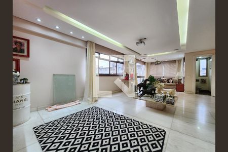 Sala de apartamento à venda com 4 quartos, 216m² em Funcionários, Belo Horizonte