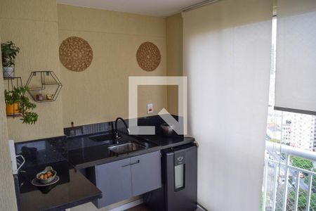 Varanda Gourmet de apartamento à venda com 3 quartos, 92m² em Tatuapé, São Paulo