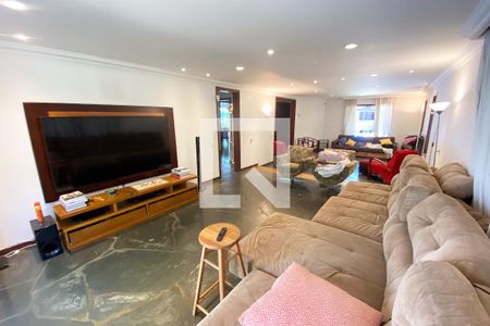 sala de estar 2 de casa à venda com 4 quartos, 696m² em Alto de Pinheiros, São Paulo