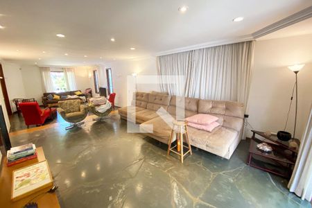 sala de estar 2 de casa à venda com 4 quartos, 696m² em Alto de Pinheiros, São Paulo