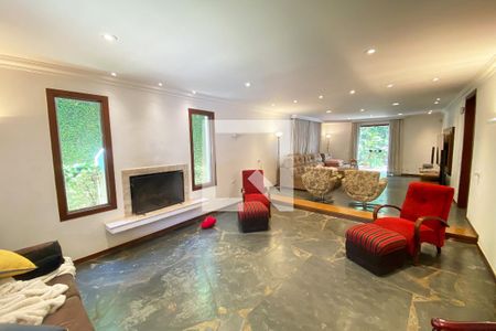 sala de estar 1 de casa à venda com 4 quartos, 696m² em Alto de Pinheiros, São Paulo