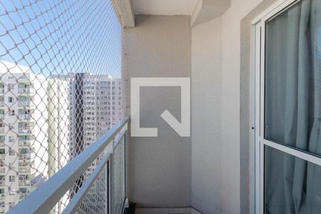 Varanda da Sala de apartamento para alugar com 2 quartos, 51m² em Santo Cristo, Rio de Janeiro