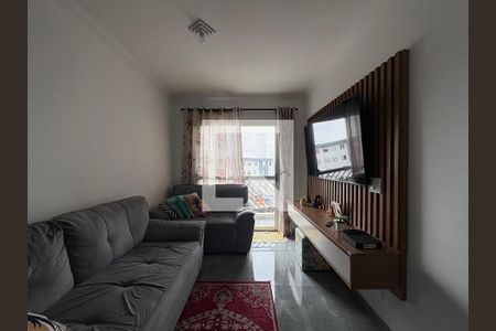 Sala de apartamento à venda com 3 quartos, 72m² em Vila Bela Vista, Santo André