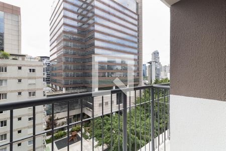 Varanda de kitnet/studio para alugar com 1 quarto, 24m² em Vila Olímpia, São Paulo