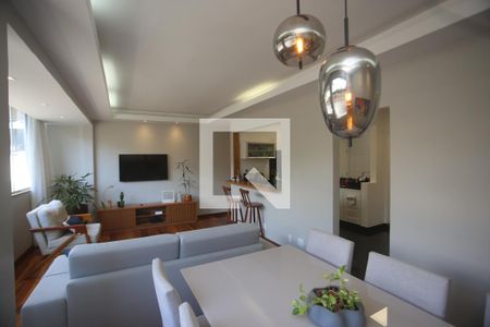 Sala de apartamento à venda com 3 quartos, 99m² em Buritis, Belo Horizonte