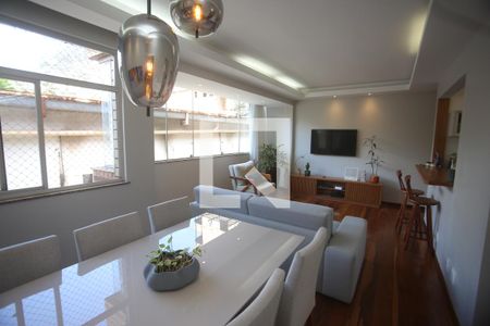 Sala de apartamento à venda com 3 quartos, 99m² em Buritis, Belo Horizonte