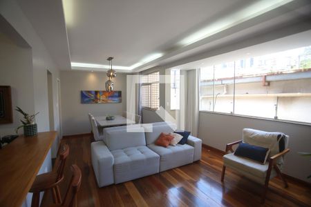 Sala de apartamento à venda com 3 quartos, 99m² em Buritis, Belo Horizonte