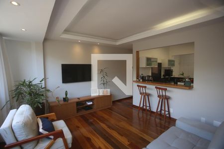 Sala de apartamento à venda com 3 quartos, 99m² em Buritis, Belo Horizonte