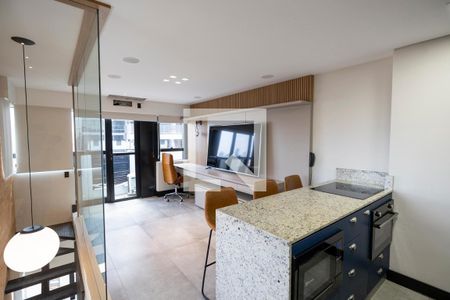 Sala de apartamento para alugar com 1 quarto, 50m² em Bethaville I, Barueri