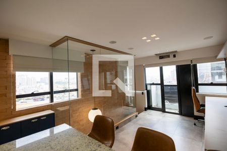 Sala de apartamento para alugar com 1 quarto, 50m² em Bethaville I, Barueri