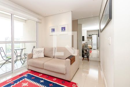 Sala de apartamento à venda com 1 quarto, 40m² em Santo Amaro, São Paulo