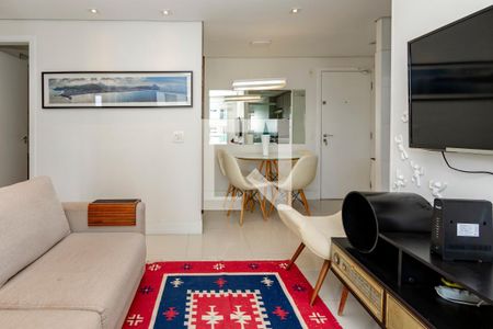 Sala de apartamento à venda com 1 quarto, 40m² em Santo Amaro, São Paulo