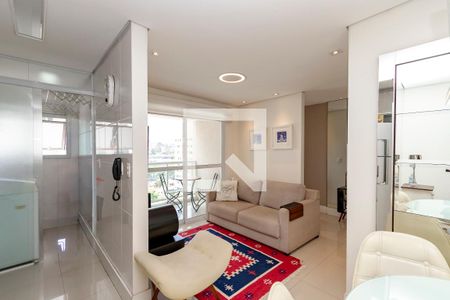 Sala de apartamento à venda com 1 quarto, 40m² em Santo Amaro, São Paulo