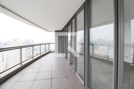 Varanda da Sala de apartamento à venda com 4 quartos, 324m² em Vila Nova Conceição, São Paulo