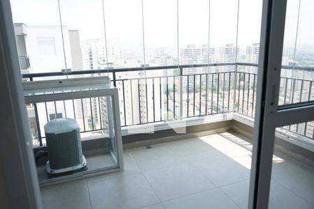 Sacada da Sala/Cozinha de apartamento para alugar com 1 quarto, 40m² em Belenzinho, São Paulo