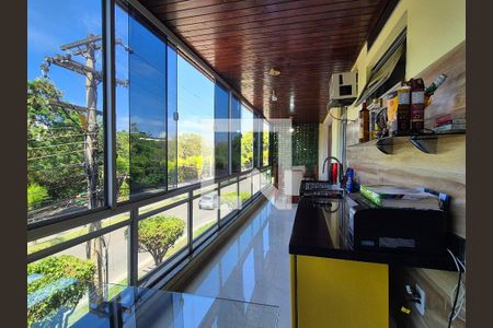 Varanda da Sala de apartamento para alugar com 3 quartos, 100m² em Recreio dos Bandeirantes, Rio de Janeiro