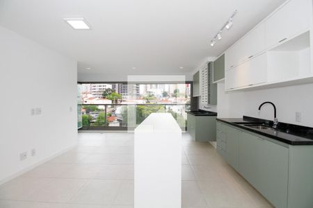 Ambientes Integrados (Sala, Cozinha e Área de Serviço) de apartamento para alugar com 1 quarto, 50m² em Vila Anglo Brasileira, São Paulo