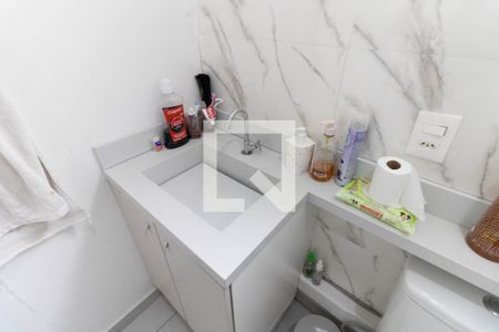 Banheiro  de apartamento à venda com 1 quarto, 36m² em Sacomã, São Paulo