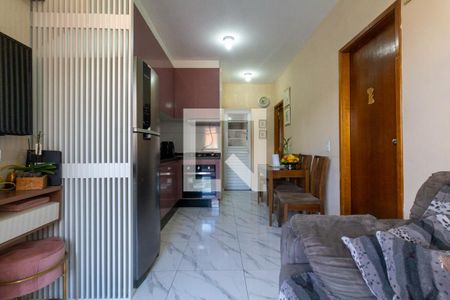 Sala e Cozinha de apartamento à venda com 2 quartos, 42m² em Vila Ré, São Paulo