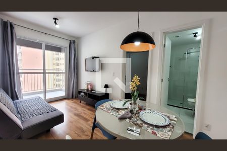 Sala de apartamento à venda com 1 quarto, 40m² em Centro, Campinas