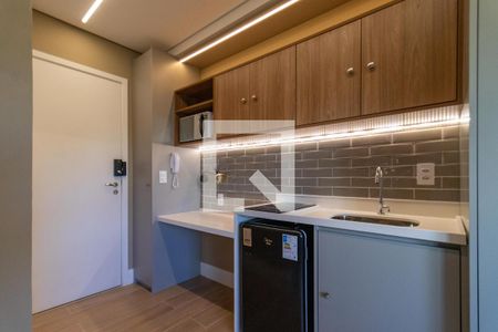 Cozinha de kitnet/studio para alugar com 1 quarto, 20m² em Lapa, São Paulo