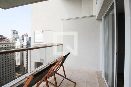 Varanda da Sala de apartamento para alugar com 2 quartos, 98m² em Vila Olímpia, São Paulo