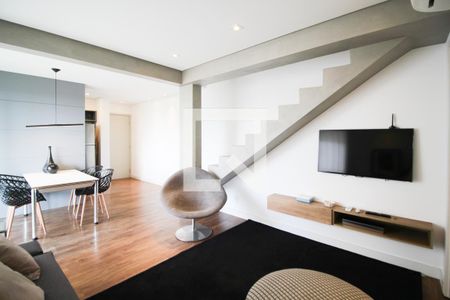 Sala de apartamento para alugar com 2 quartos, 98m² em Vila Olímpia, São Paulo